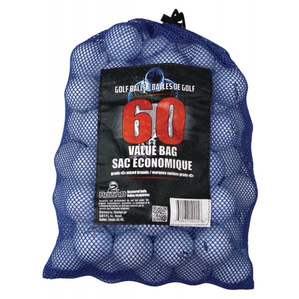 Round Two 60 Golf Balls Mesh Bag